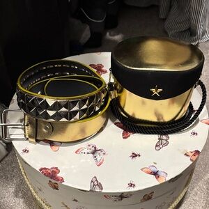 Bob Mackie Gold and Black Designer Bag